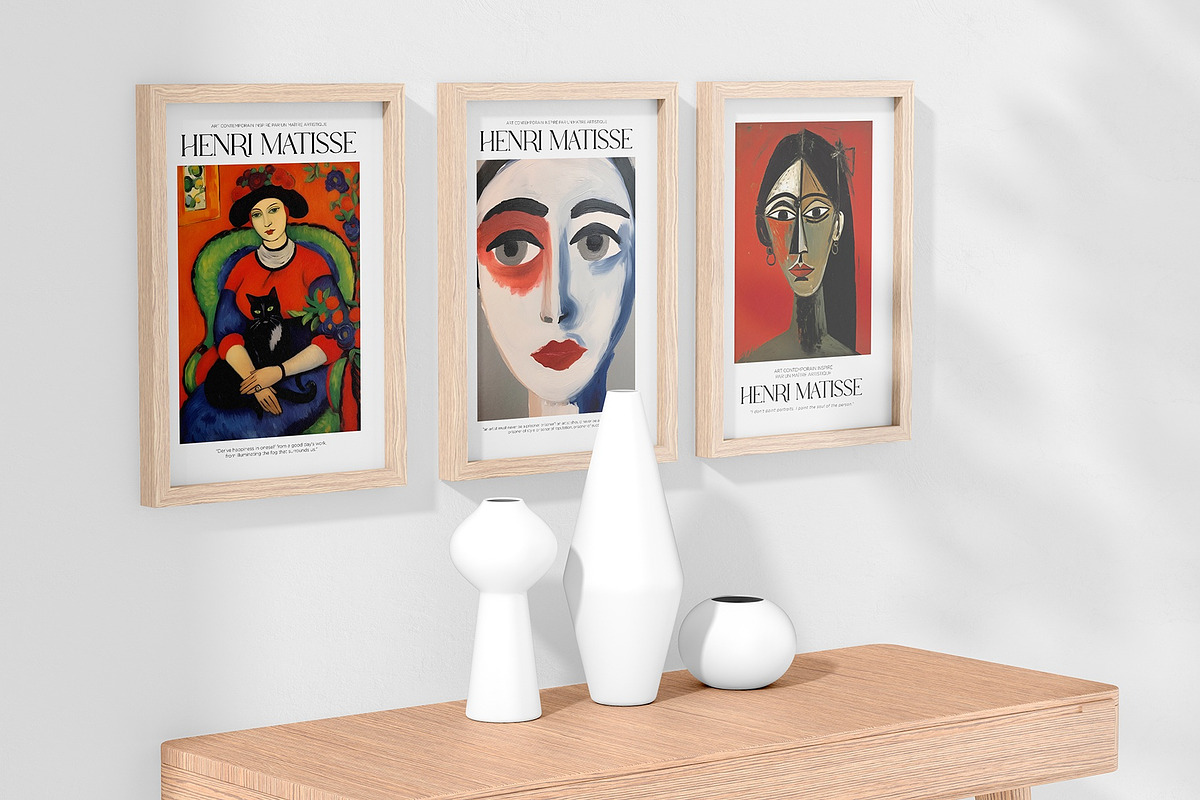 Matisse Inspired Modern Art Poster, a Decorative Illustration by Vibrand Studio (Photo 11 of 12)