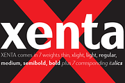 Xenta Sans fonts, a Sans Serif Font by Wiescher Design (Thumbnail 2 of 8)