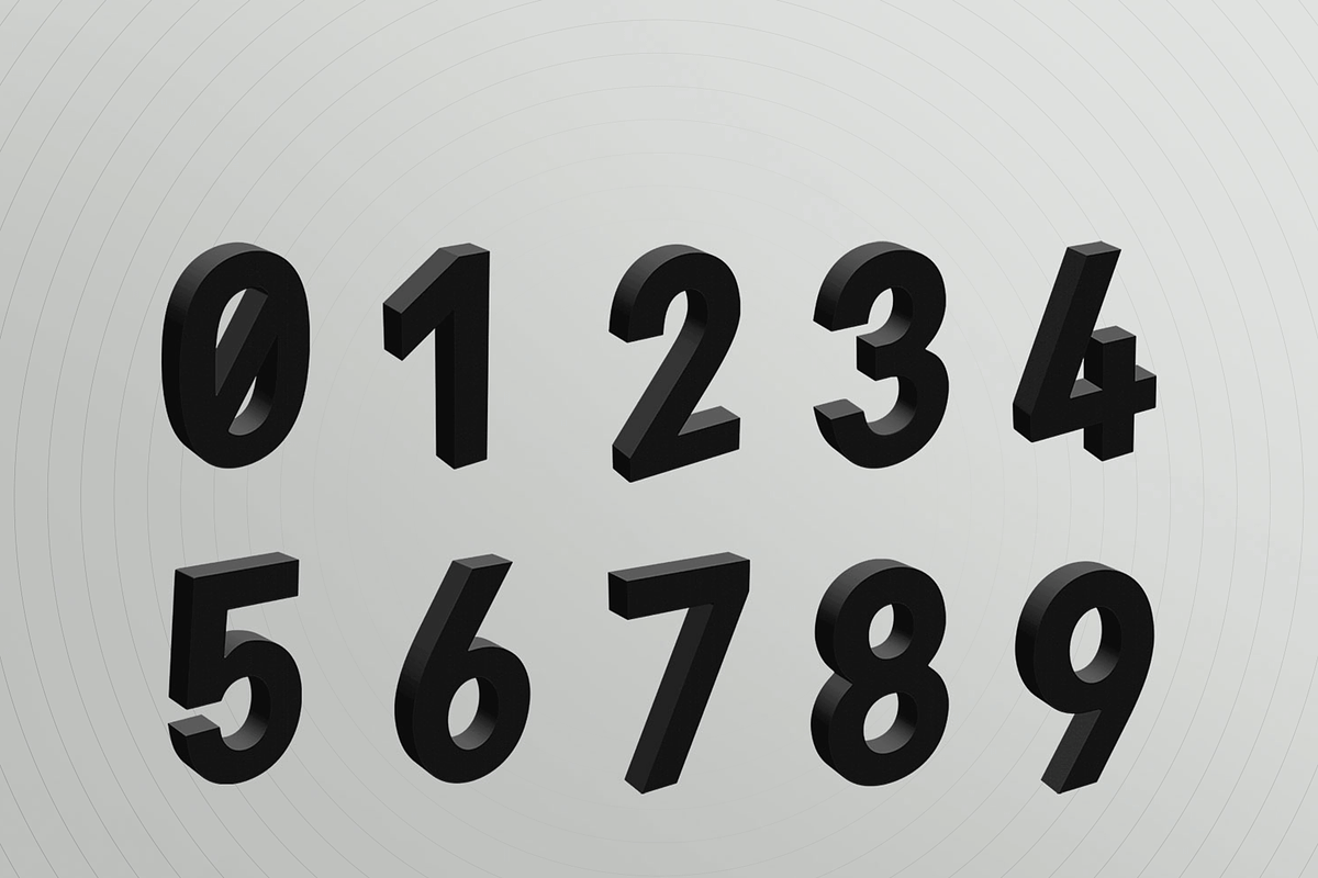 3D Alphabets & Numbers, a 3D by neueworld (Photo 5 of 6)