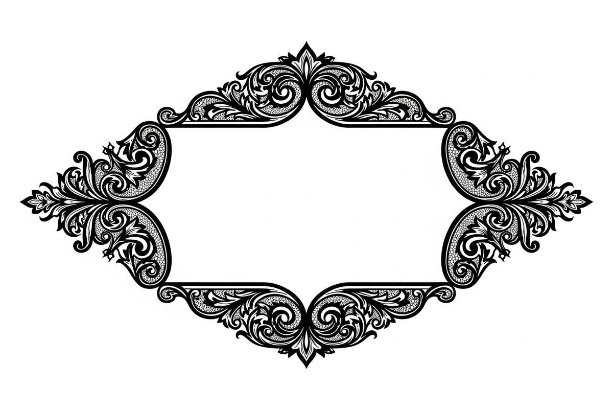 Laser Cut Frame Design SVG, an Illustration by hafijul (Photo 8 of 14)