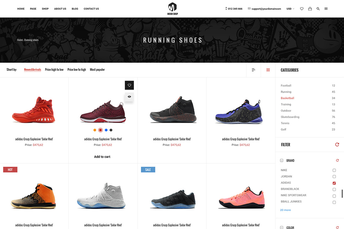 Moodshop - Modern eCommerce PSD, a Websites & App Template by Digipieces (Photo 7 of 12)