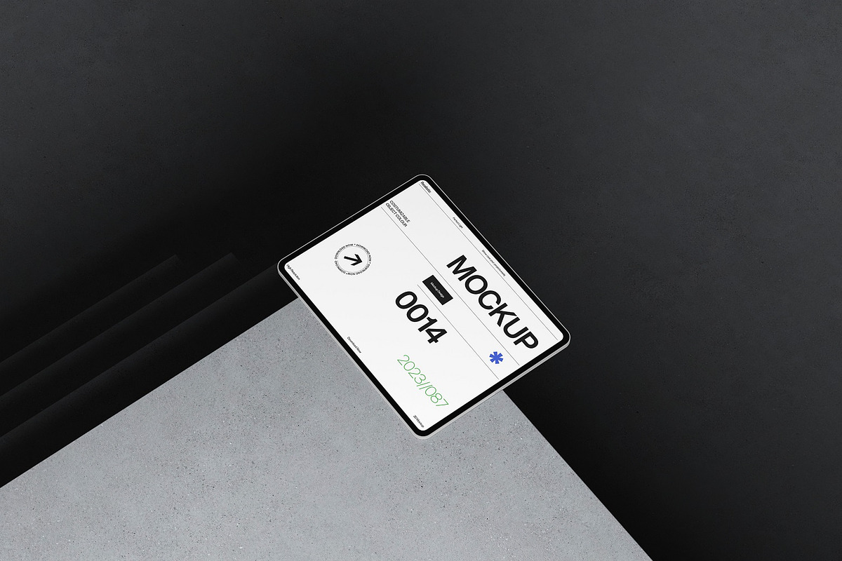 Tablet Display Mockup Kit, an iPad Mockup by kreatifreya (Photo 4 of 6)
