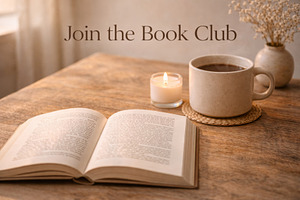 Coffee book club setting with open b, a Photo by Dvoevnore photos