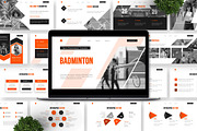 Badminton - Sport Google Slide, a Presentation Template by Deepslide Studio (Thumbnail 3 of 6)