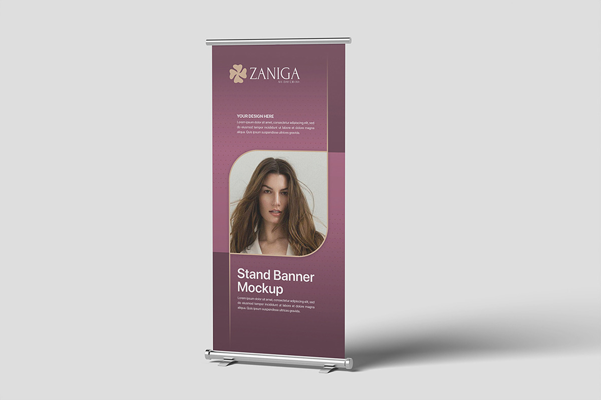 Realistic Roll Up Banner Mockup PSD, an Advertising Mockup by MA-KING_ART (Photo 3 of 5)