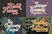 Middle Thread - Retro Font, a Script Font by Maculinc Type (Thumbnail 4 of 11)