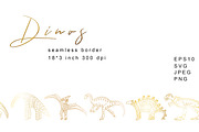 Dinosaurs Illustrations And Patterns, a Graphic by kh_cat (Thumbnail 11 of 14)