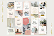 Abstract Pinterest Templates CANVA, a Social Media Template by Elissa Mae Creative (Thumbnail 11 of 14)