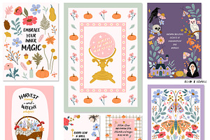 Magical Autumn Clipart Collection