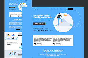 Saas Startup Landing Page