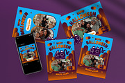 Modern Halloween Greeting Card, a Brochure Template by graphicook (Thumbnail 1 of 4)