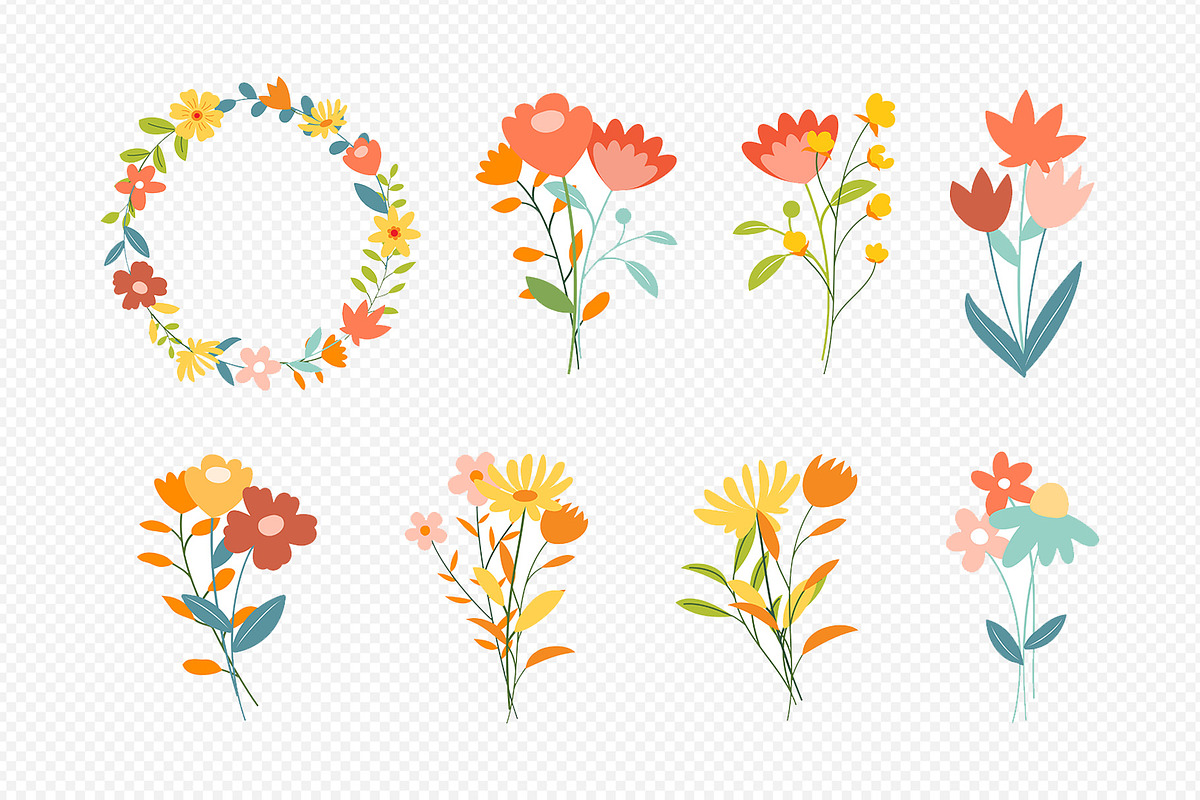 Flower bouquet., a Seasonal Illustration by kaisorn (Photo 3 of 3)