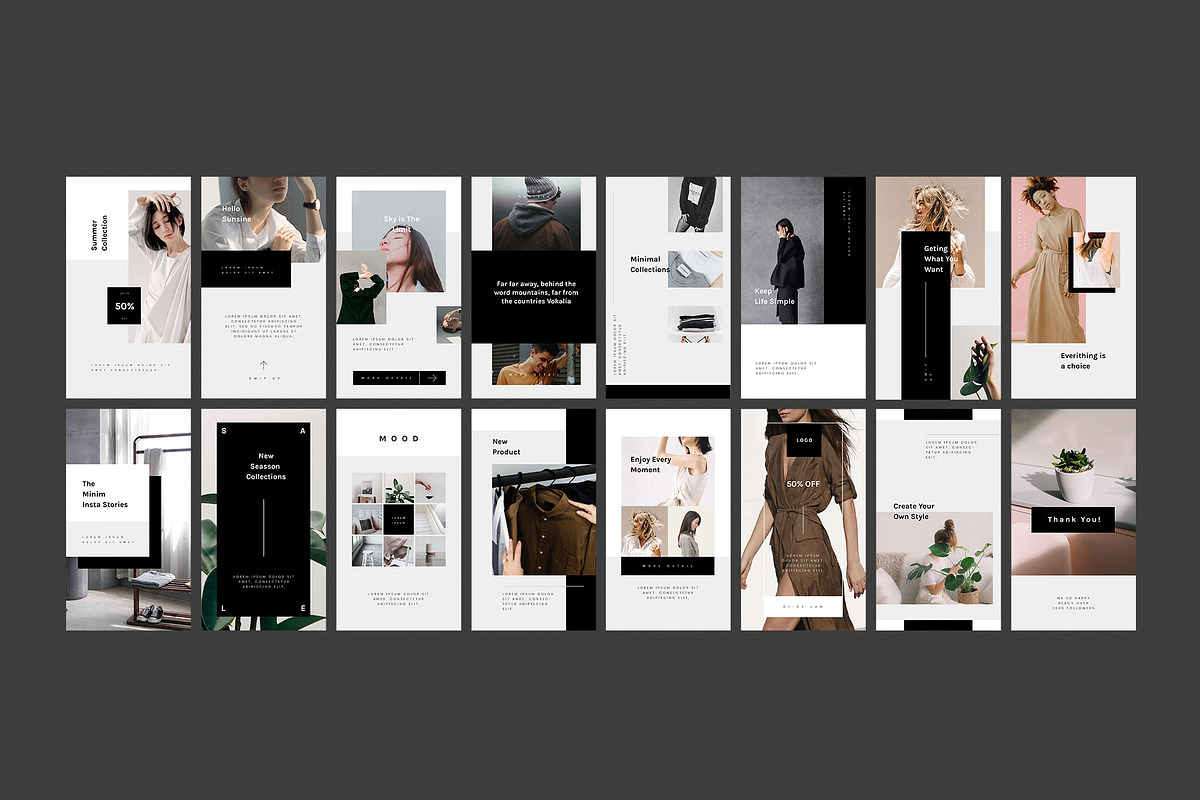 MINIM Instagram Stories Pack, a Social Media Template by Visula Co (Photo 8 of 8)