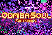 Odaiba Soul Font Family, a Font by Incstone Design by Megami (Thumbnail 1 of 8)