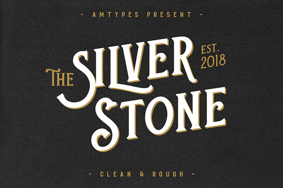 Silver Stone Font + Bonus preview 8