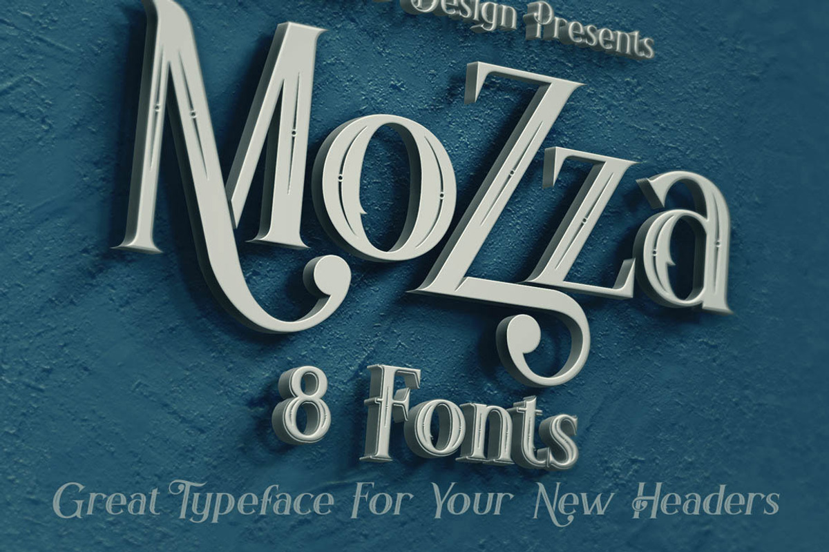 Mozza Typeface preview 4