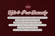 Wedding IG Story Templates | Canva, a Social Media Template by TrendyliciousStore (Thumbnail 4 of 4)