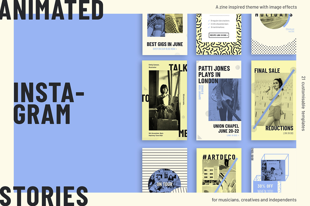 Parma Violets- Animated stories, a Social Media Template by dookit studio (Photo 1 of 7)