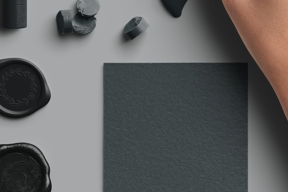 Charcoal Sealing Wax PNG Pack, an Object Graphic by Custom Scene (Photo 7 of 8)