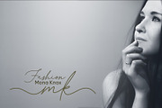 Knox Migdalia - modern calligraphy, a Script Font by Fontcastle (Thumbnail 10 of 14)