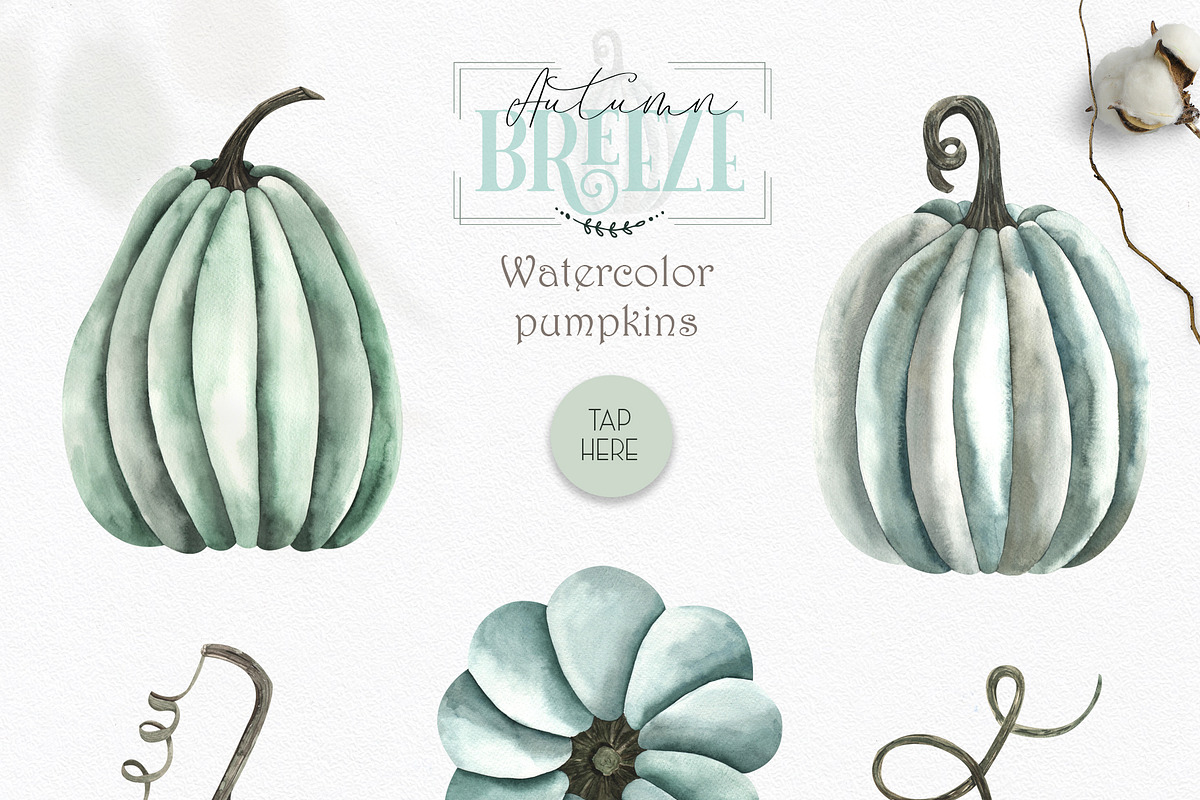 Autumn Breeze. Watercolor collection, an Object Graphic by Ana-Sakuta (Photo 16 of 20)