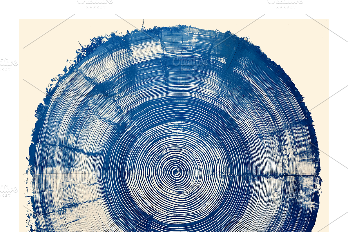 Natt Collection · Organic Tree Rings, a Texture Illustration by milatovar (Photo 17 of 19)