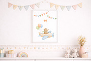 Watercolor Animal Airplane Clipart, an Animal Illustration by ElenaPlatovaArt (Thumbnail 9 of 12)