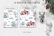 CHRISTMAS HOUSES, a Decorative Illustration by Elena_Sedova (Thumbnail 9 of 11)