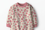 Baby oversized Romper Mockup, a Hoody Mockup by Nora Gad (Thumbnail 11 of 16)