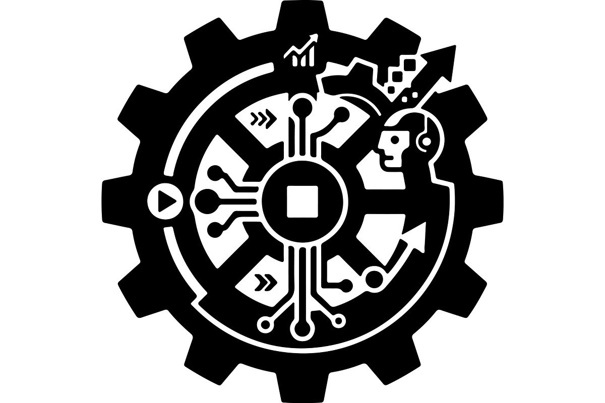 Gear and technology icons, a Technology Illustration by abu67222 (Photo 11 of 13)