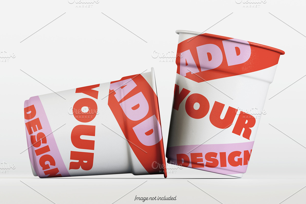 Cup plastic mockup bundles V1, a Packaging Mockup by Ambo Ampeng (Photo 18 of 19)