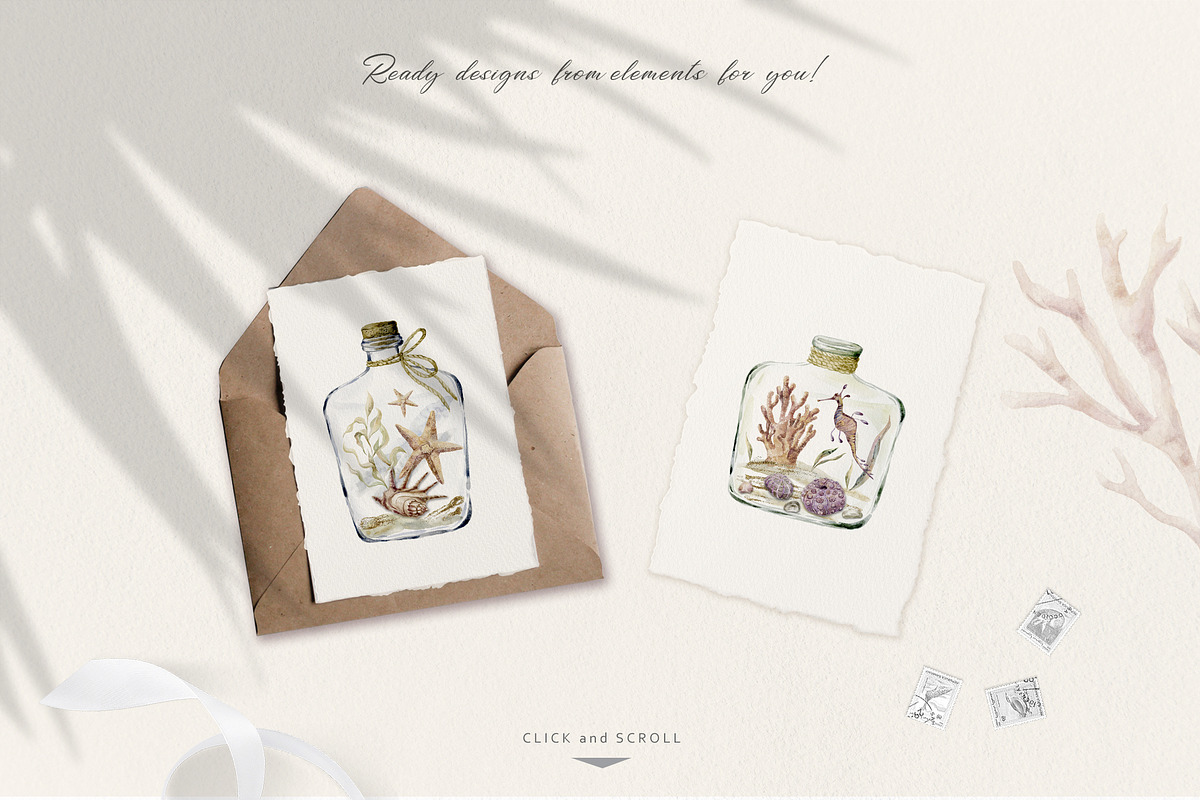Underwater Magic. Marine Bundle., an Animal Illustration by Designwork (Photo 6 of 21)