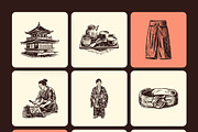 Vintage Japan Art Illustration, a Decorative Illustration by Creative Stall (Thumbnail 9 of 10)