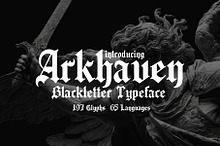 Arkhaven - Gothic Blackletter Type