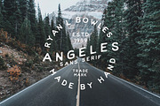Angeles - Sans Serif Font, a Sans Serif Font by RyanBowlesDesign (Thumbnail 5 of 7)