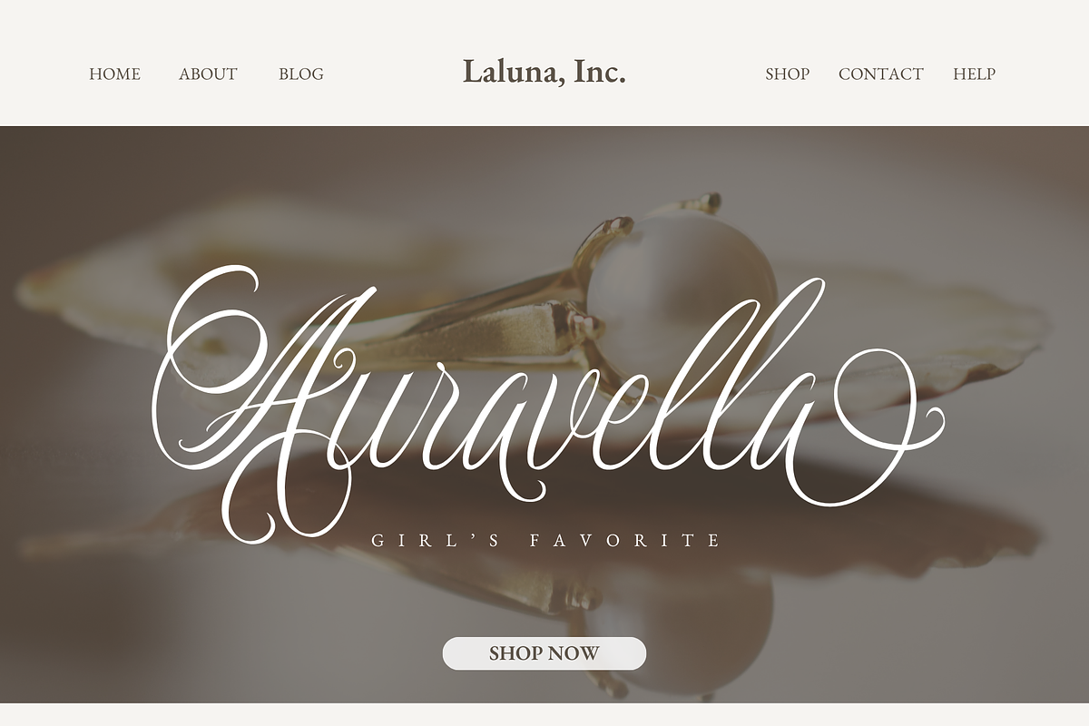 Dellatino - An Elegant Script Font, a Script Font by Ainun Jinan (Photo 5 of 12)