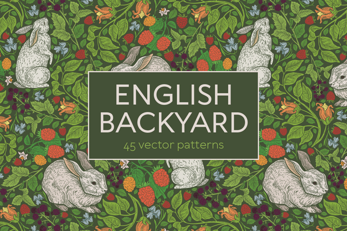 English Backyard patterns, a Pattern Graphic by Piñata (Photo 8 of 15)