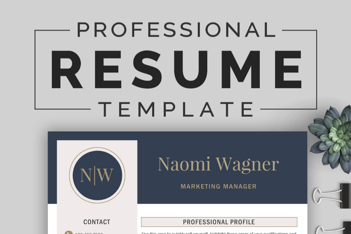 Resume Template / CV Template, a Resume Template by Klamp Studio (Photo 9 of 9)