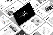 Black & White Business Presentation, a Presentation Template by Mighty-Slide (Thumbnail 1 of 5)