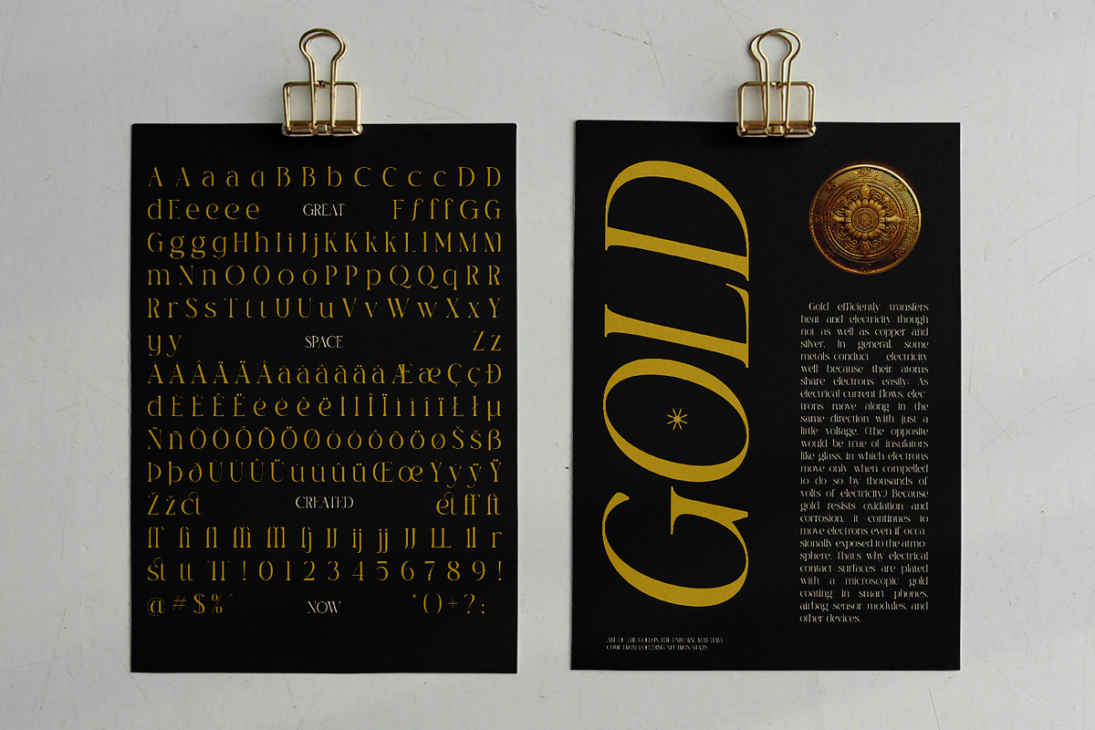 TBJ Black Gold 2-Styles Serif, a Serif Font by Taboja Studio (Photo 9 of 15)
