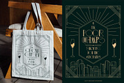 Decobra Art Deco Font, a Serif Font by alit design (Thumbnail 12 of 17)