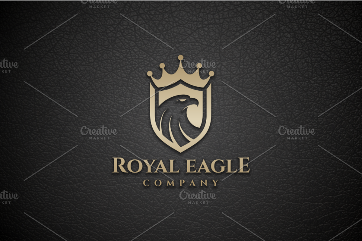 Royal Eagle Shield Crown Logo, a Branding & Logo Template by yopie (Photo 1 of 4)