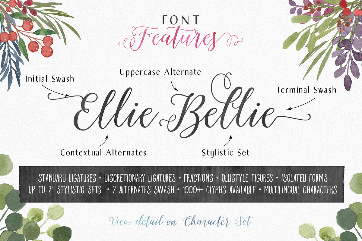 Ellie Bellie + Watercolor Kit preview 3