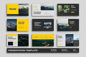 Tourism Presentation Templates, a Presentation Template by Aprndy85