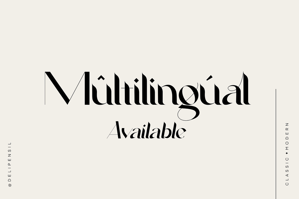 Agoka Modern Classic Typeface, a Serif Font by delipensil (Photo 8 of 11)