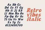 Retro Vibes | Vintage Bold Font, a Sans Serif Font by Anna Zakharchenko (Thumbnail 20 of 21)