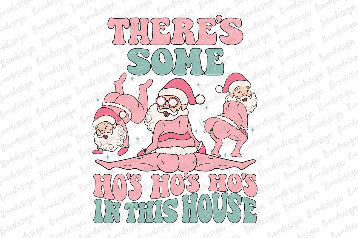 Pink Retro Christmas Design Bundle, an Object Graphic by Boodesign (Photo 5 of 7)