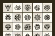 1500 Tattoo Symbols Icons, a Solid Icon by Creative Stall (Thumbnail 9 of 19)