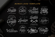 Foresight Font + Logo Template, a Script Font by Letterhend Studio (Thumbnail 2 of 9)