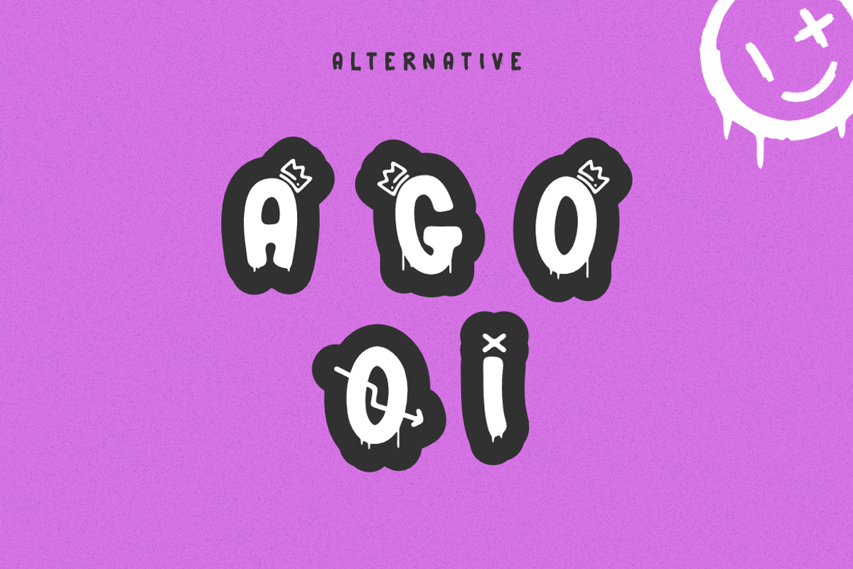 Grackio - Graffiti Font, a Handwritten Font by Iqsiart Studio (Photo 7 of 7)
